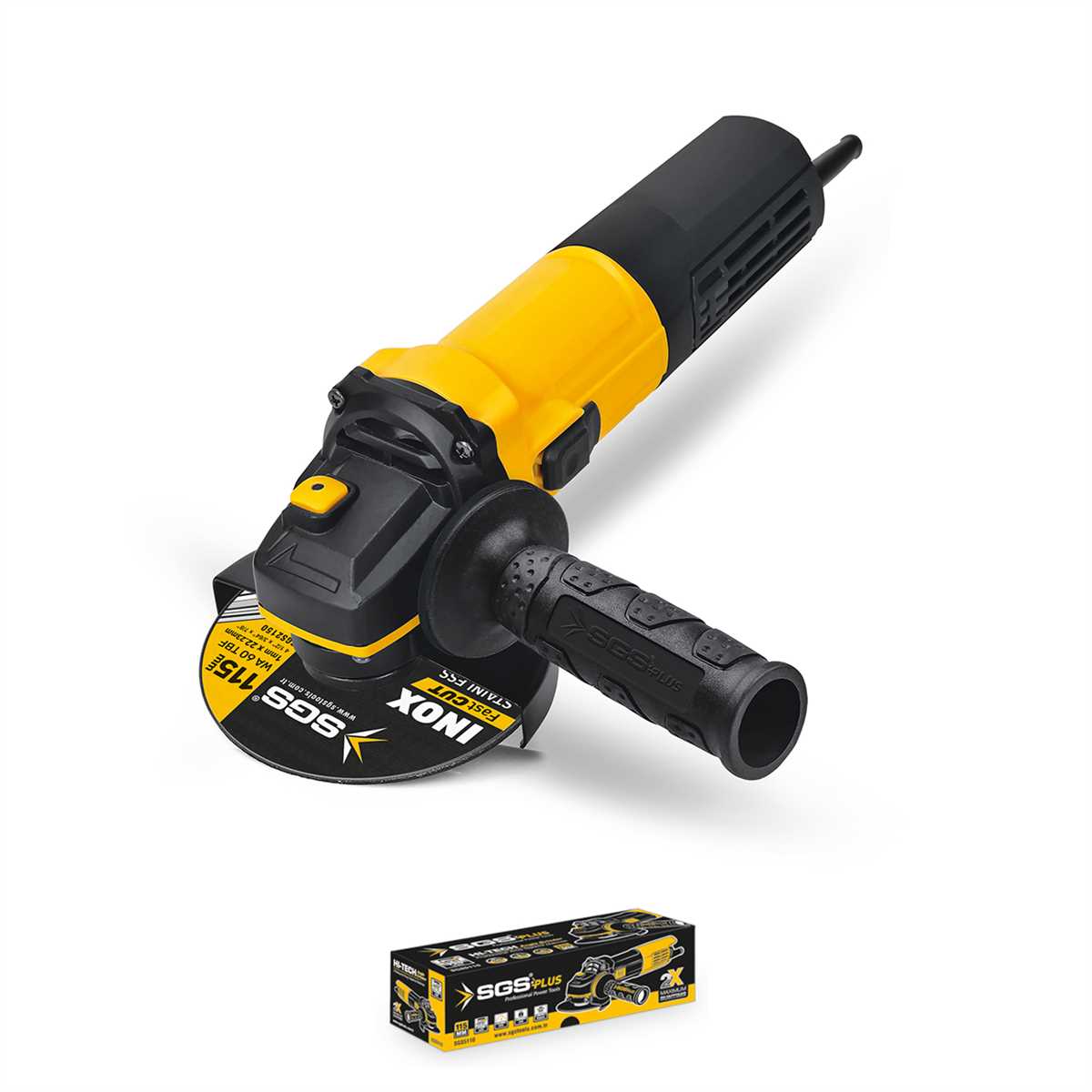 SGS Avuç Taşlama Makinesi 750W 115mm (10/Koli)✓